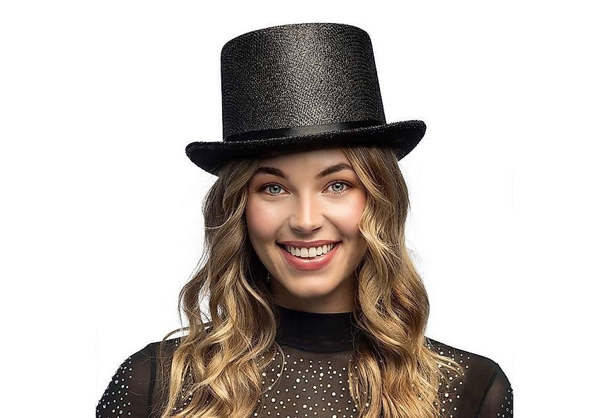 Boland Kostüm Zylinder Hut „Glitz“, Partyhut günstig online kaufen