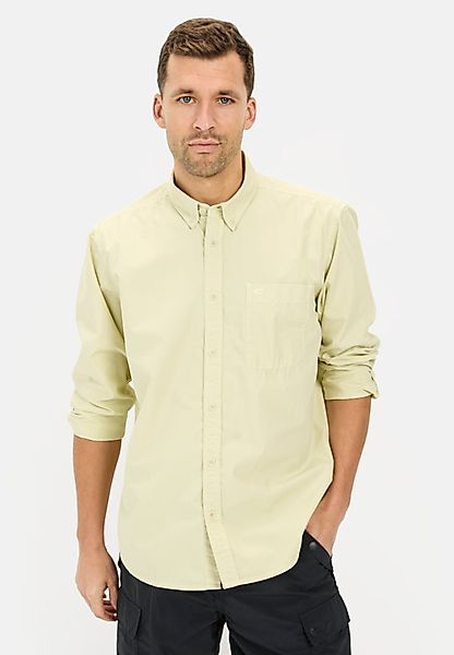 camel active Langarmhemd mit Brusttasche Button-Down günstig online kaufen