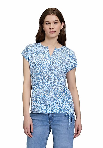 Betty&Co Kurzarmshirt "Betty & Co Casual-Shirt mit Tunnelzug", (1 tlg.), Dr günstig online kaufen