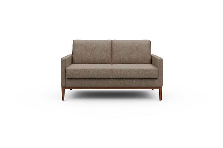 moebelfaktor Sofa Bodo 2-Sitzer, Retro-Design, elegante Linien, stabile Hol günstig online kaufen