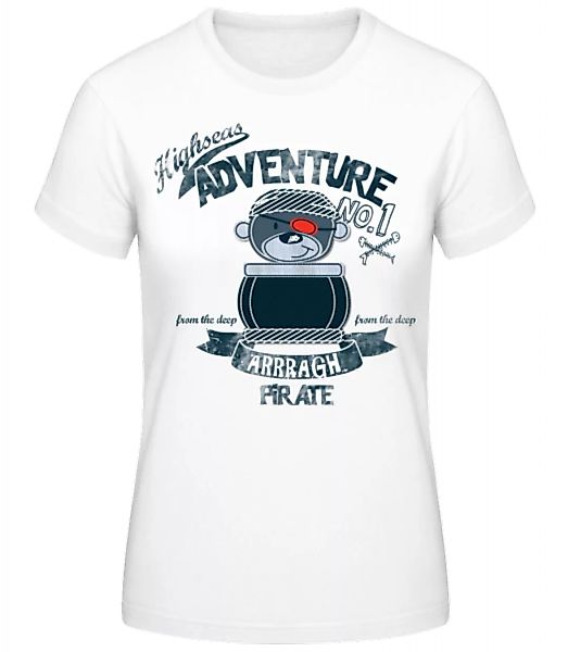 Pirate Teddy Adventure · Frauen Basic T-Shirt günstig online kaufen