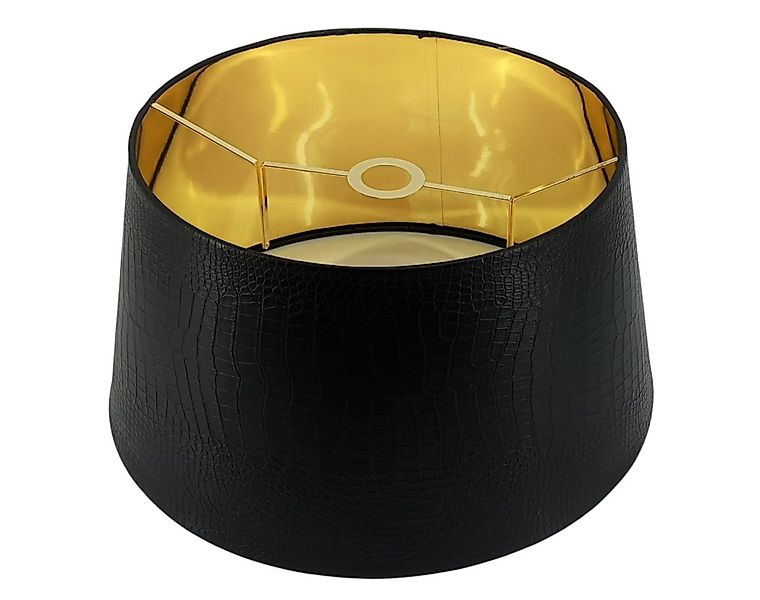 AMBIENTE-LEBENSART.DE Lampenschirm Designer-Lampenschirm-schwarz-Kaiman-Opt günstig online kaufen