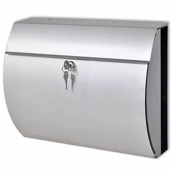 vidaXL Briefkasten, Postkasten aus Edelstahl günstig online kaufen