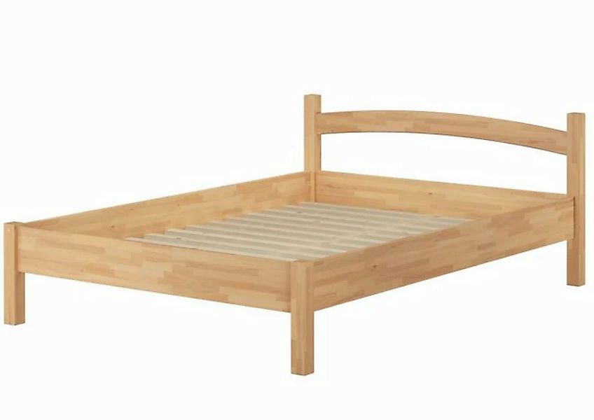 ERST-HOLZ Bett Breites, klassisches Einzelbett Buche 120x200 mit Rost, Buch günstig online kaufen