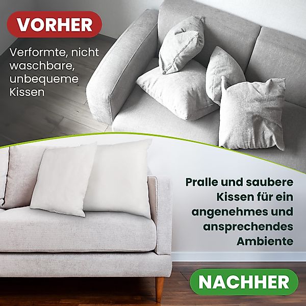 DILUMA Microfaserkissen Füllkissen Mikrofaser 2er Set günstig online kaufen
