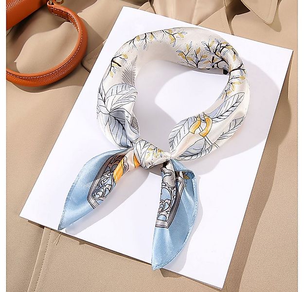 Vivi Idee Seidentuch 100% Maulbeerseide Halstuch Damen Tropische Blätter, Q günstig online kaufen