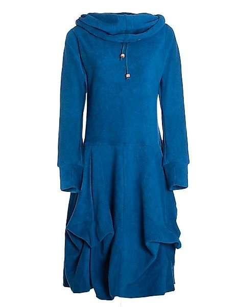 Vishes Ballonkleid Warmes Fleece Kleid mit Daumenlöchern und verstellbarem günstig online kaufen