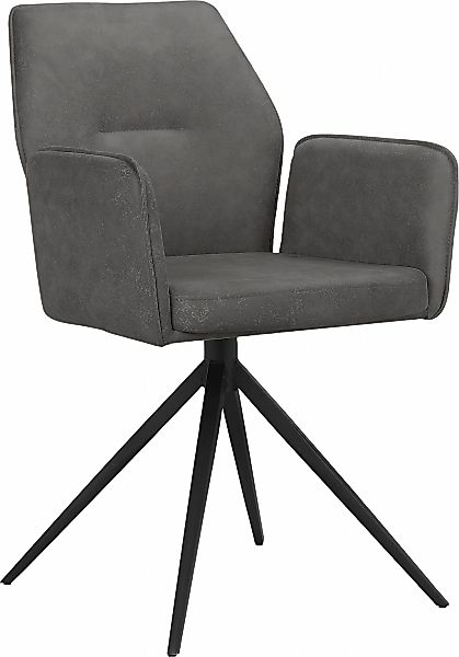 PLACES OF STYLE Esszimmerstuhl "Ozias" () 2 Stk. Microfaser Sitz und Rücken günstig online kaufen