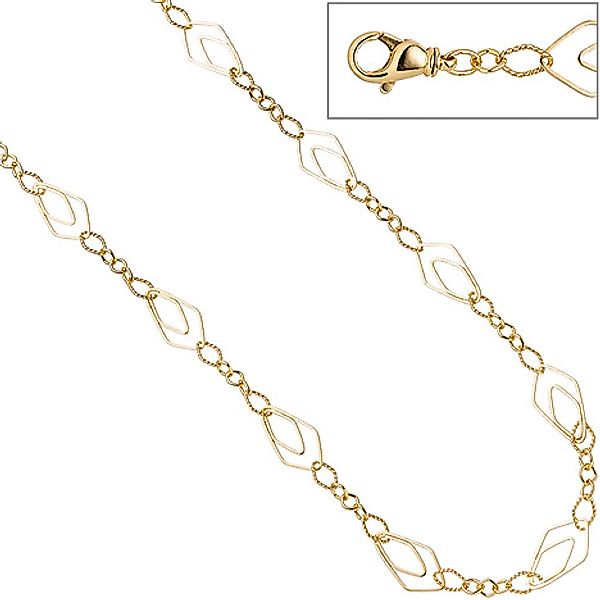 SIGO Halskette Kette 925 Sterling Silber gold vergoldet 80 cm Karabiner günstig online kaufen