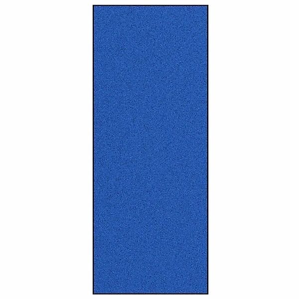 vidaXL Fußmatte Blau und Schwarz 120 x 300 cm Polyamid und PVC 4100738 günstig online kaufen