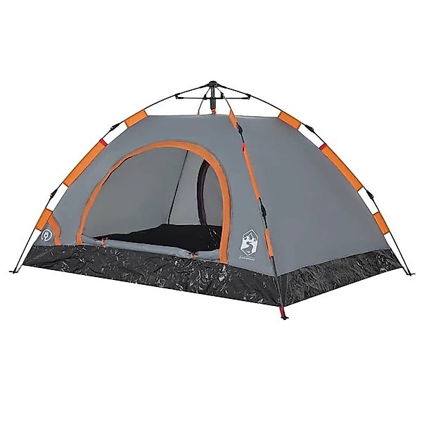 vidaXL Campingzelt 2 Personen Grau und Orange Quick Release 4004163 günstig online kaufen