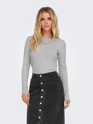 ONLY Langarmshirt ONLRILEY O-NECK L/S TOP günstig online kaufen
