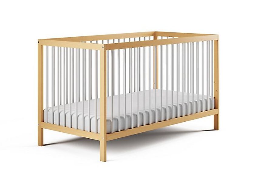 Kids Collective Babybett Kinderbett Gitterbett 60x120 und 70x140 cm herausn günstig online kaufen