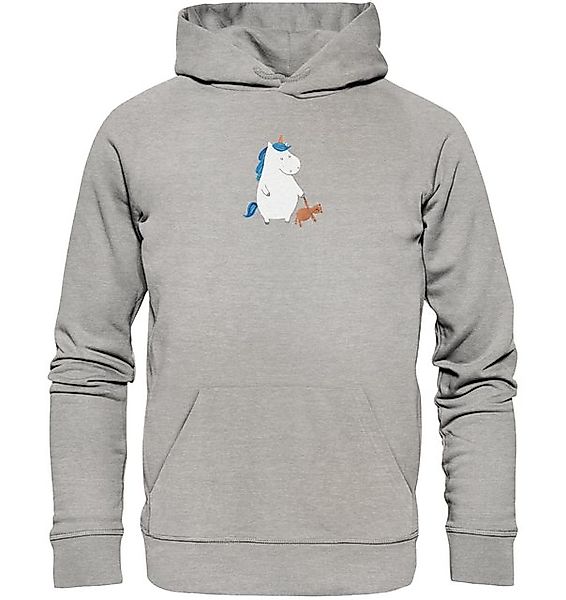 Mr. & Mrs. Panda Hoodie Einhorn Teddy Größe L - Heather Grey - Geschenk, Si günstig online kaufen