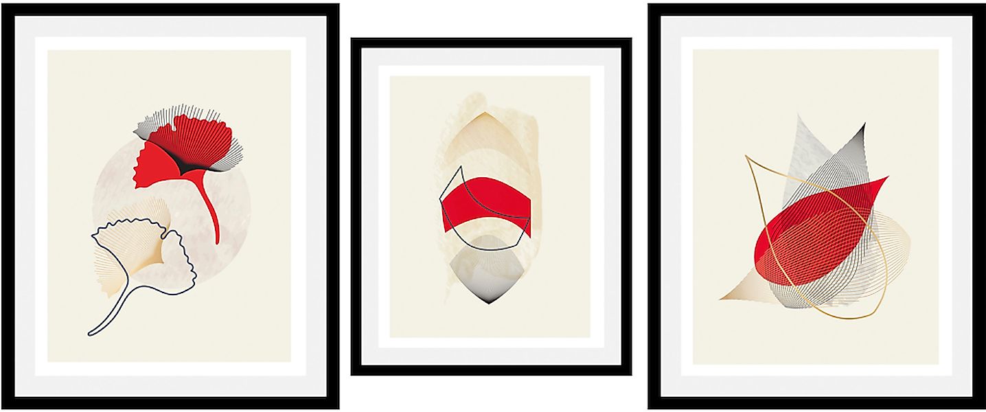 queence Bild "Set Halka", (1 St.), gerahmt günstig online kaufen