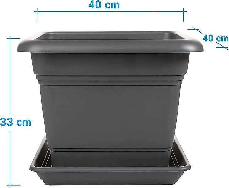 Centi Pflanzkübel Blumentopf Gross, Pflanzentopf Groß Außen, Blumentopf mit günstig online kaufen