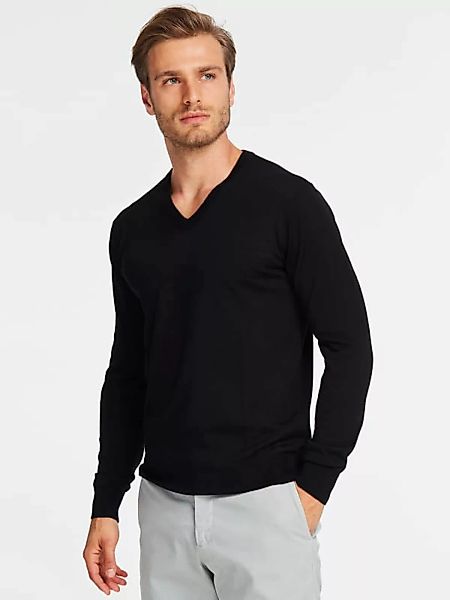Basic-Pullover V-Ausschnitt Wolle Marciano günstig online kaufen