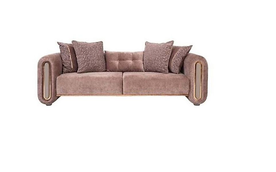 JVmoebel Sofa Dreisitzer Beige Couch Sofa Möbel Einrichtung Couchen, Made i günstig online kaufen