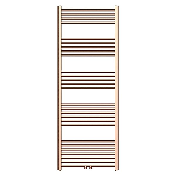 Belrad Handtuchheizkörper Mit Mittelanschluss In Gebürstetem Kupfer – 1600x günstig online kaufen