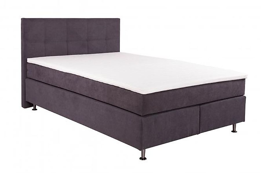 160x200 Boxspringbett inkl Wendematratze H2/H3 u Topper Braun günstig online kaufen