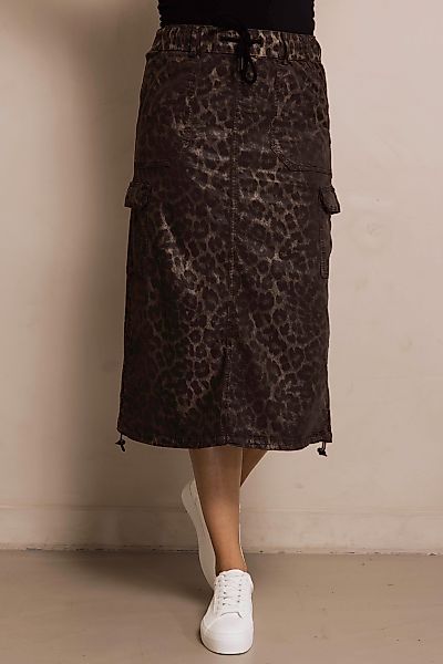 Zhrill Midirock ZHJIL im Leo-Look und günstig online kaufen