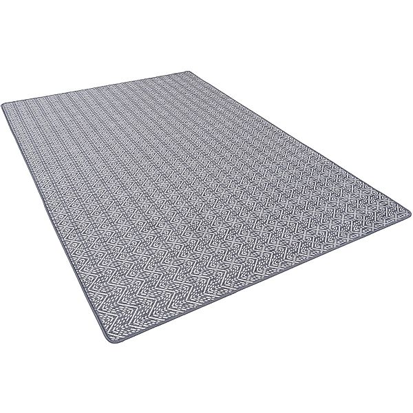 Snapstyle In- und Outdoor Teppich Beidseitig Cape Cod Grau Trend 133x133cm günstig online kaufen
