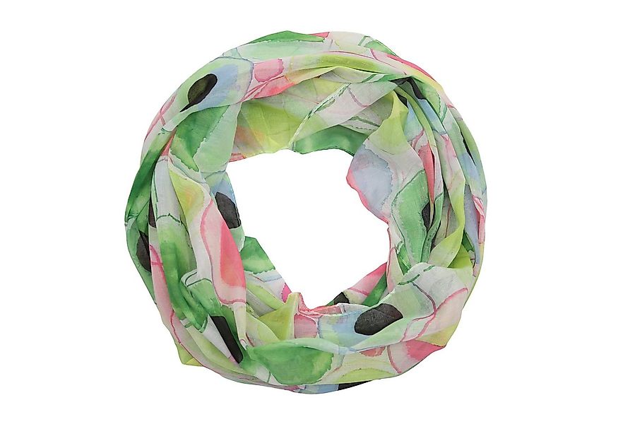 MIRROSI Loop Damen Schal mit Tollem Muster Weich aus 100% Viskose, Schlauch günstig online kaufen