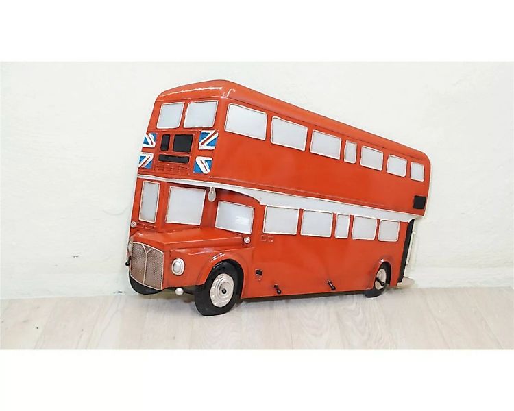 Garderobe Wandgarderobe England rot Metall London Doppeldecker Bus Vintage günstig online kaufen
