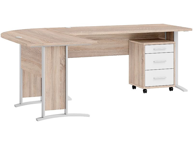 moebel-dich-auf Eckschreibtisch OFFICE LINE (Winkelschreibtisch, inkl. Roll günstig online kaufen