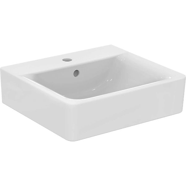 Ideal Standard Handwaschbecken Connect 50 cm 1 Hahnloch mit Überlauf Weiß günstig online kaufen