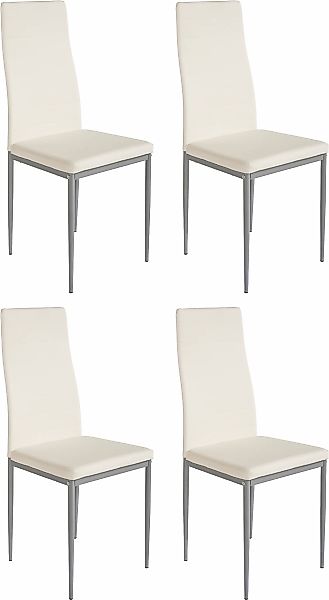 Home affaire Esszimmerstuhl "Pluto" (Set) 4 Stk.Bezug in Kunstleder günstig online kaufen