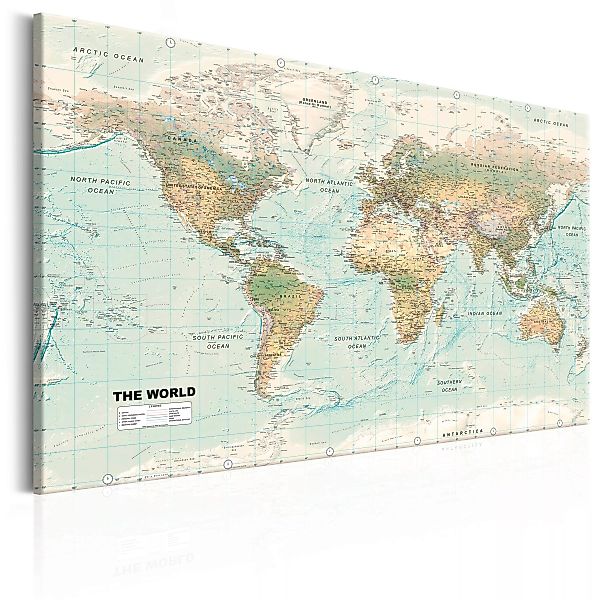 Wandbild - World Map: Beautiful World günstig online kaufen
