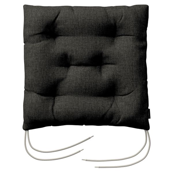 Stuhlkissen Thomas mit Bindeschnur, braun-grau, 38 x 38 x 8 cm, Outdoor Oas günstig online kaufen