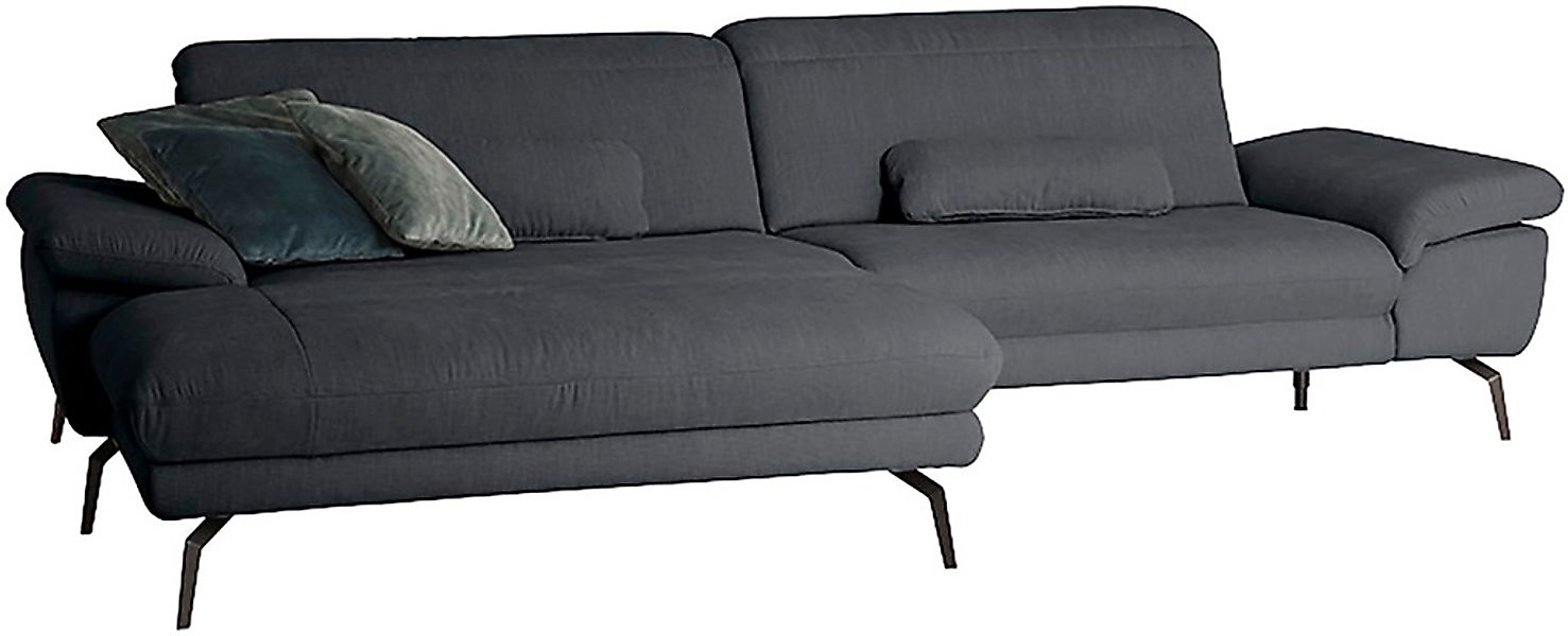 Die PlanBar Ecksofa "MP-IN22025 L-Form", mit Kopfteilverstellung, wahlweise günstig online kaufen