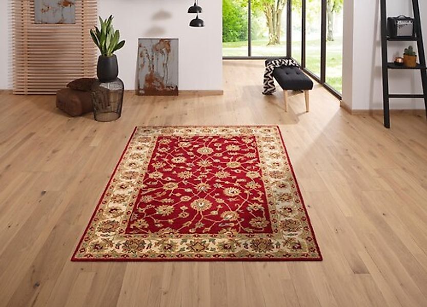 my home Wollteppich »Sahil«, rechteckig, 14 mm Höhe, reine Wolle, Orient-Op günstig online kaufen