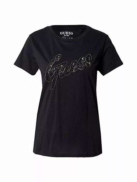 Guess T-Shirt (1-tlg) Weiteres Detail, Pailletten günstig online kaufen