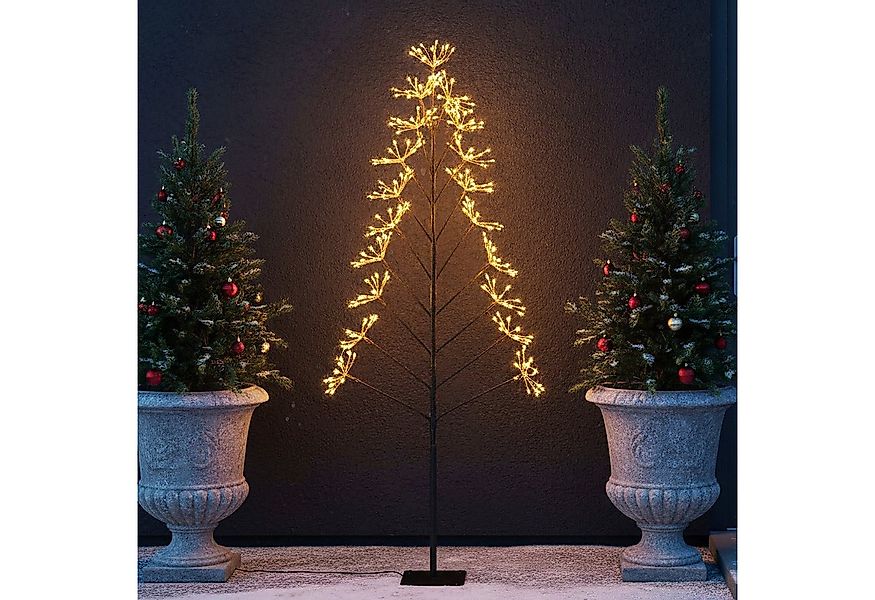 Arnusa LED Baum Weihnachtsbaum Leuchtbaum 150 cm warmweiß, LED fest integri günstig online kaufen
