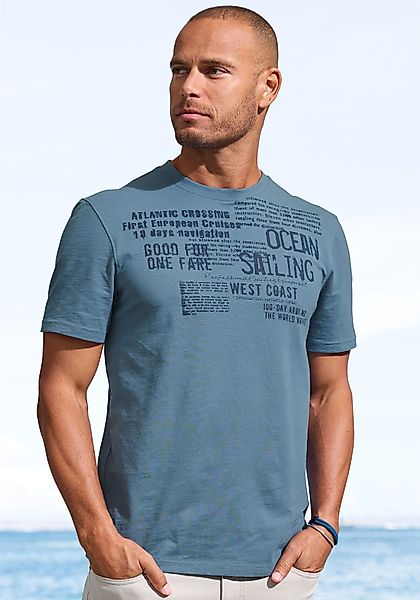 John Devin T-Shirt mit Print Regular-Fit, günstig online kaufen