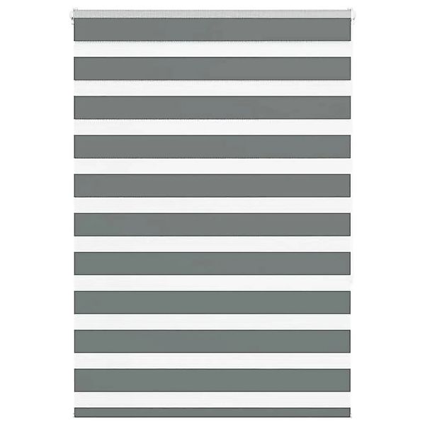 vidaXL Doppelrollo Dunkelgrau 95x150 cm Stoffbreite 90,9 cm Polyester 40141 günstig online kaufen