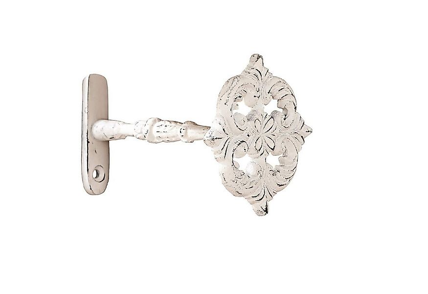 Mirabeau Gardinenstange Vorhanghalter 2er Set Fromont antikweiß, Ø 0 mm, Al günstig online kaufen