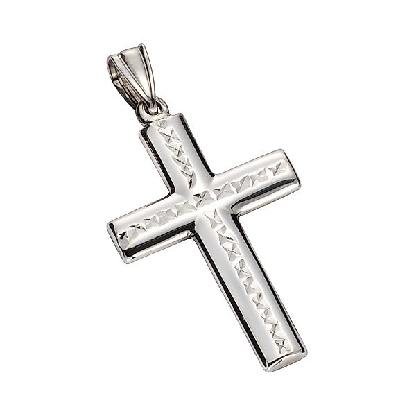 Vivance Kettenanhänger 925 Silber rhodiniert Kreuz günstig online kaufen