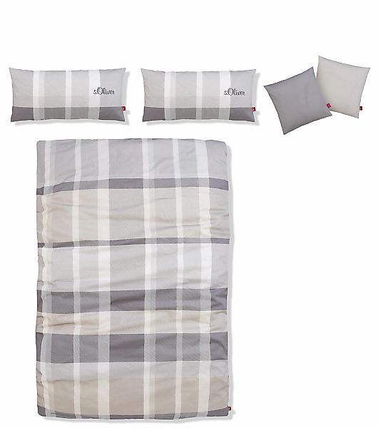 s.Oliver Bettwäsche "Tabea in Gr. 135x200 oder 155x220 cm" 3 tlg. Markenbet günstig online kaufen