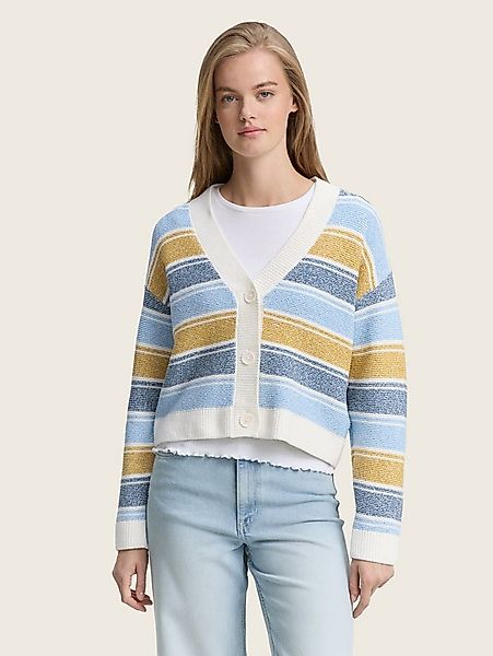 TOM TAILOR Denim Strickpullover Pullover & Strickjacken Relaxed Fit Cardiga günstig online kaufen