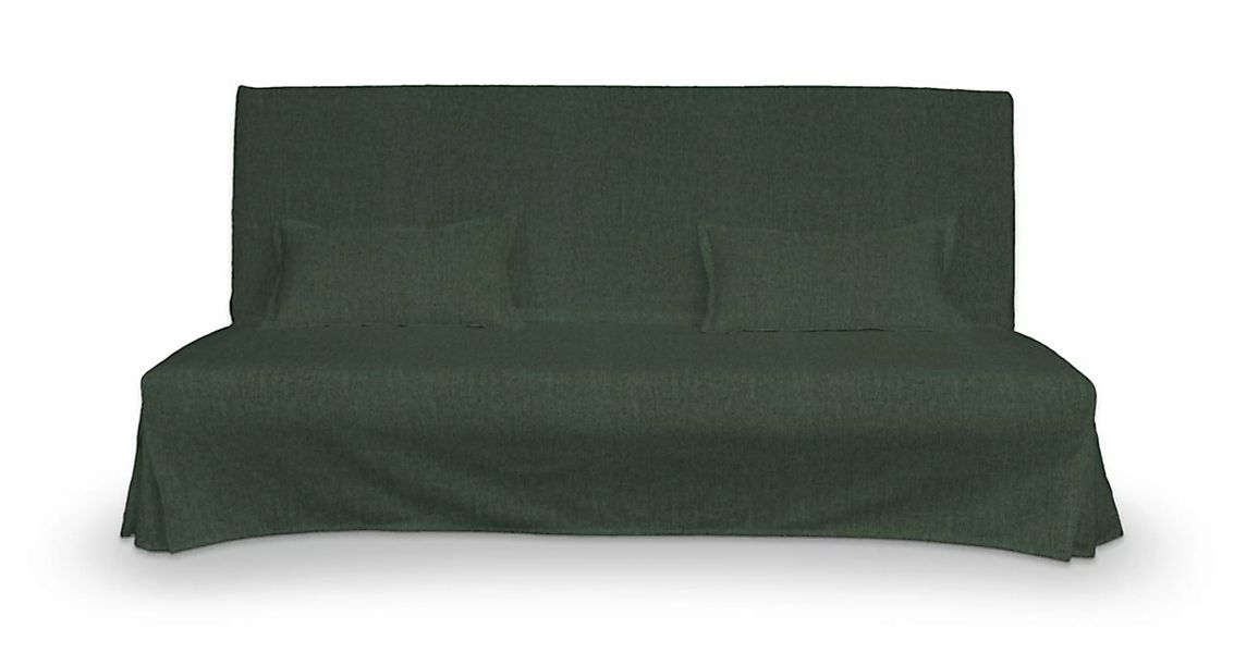 Bezug für Beddinge Sofa, lang mit zwei Kissenhüllen, dunkelgrün, Bezug für günstig online kaufen