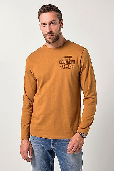 JP1880 T-Shirt JP1880 Langarmshirt Brustprint Rundhals bis 8 XL günstig online kaufen