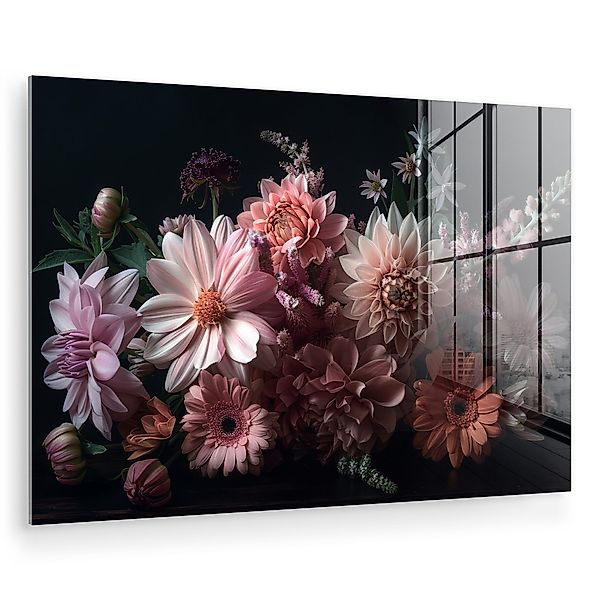 MuchoWow Acrylglasbild Blumen - Bunt - günstig online kaufen