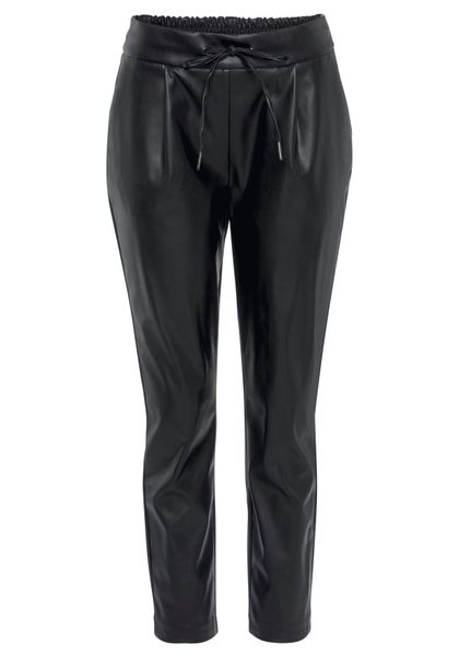 LASCANA Schlupfhose aus Lederimitat, bequeme Stoffhose, elegant-chic günstig online kaufen