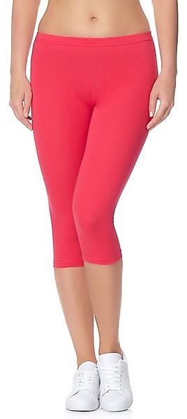 Ladeheid Leggings Damen Leggings aus Baumwolle 3/4 LAMA01 (1-tlg) elastisch günstig online kaufen