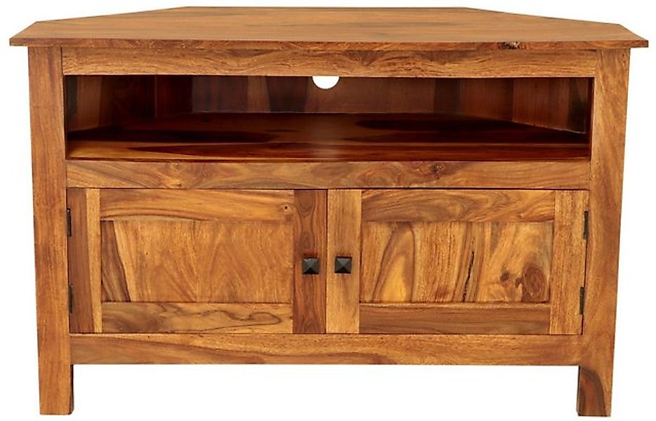 Indischesmoebelhausde TV-Schrank Eck-Fernsehtisch Rami 110x70x50 aus indisc günstig online kaufen