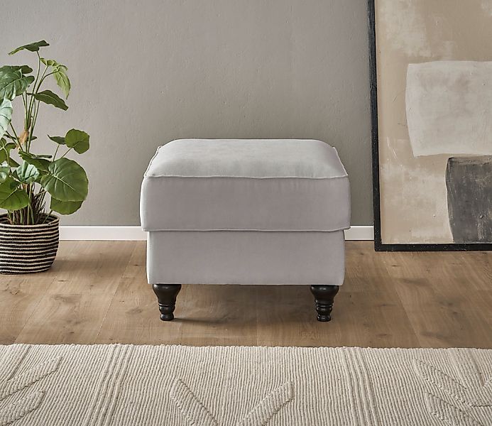 Home affaire Hocker "WESTMINSTER", mit Federkern-Polsterung günstig online kaufen